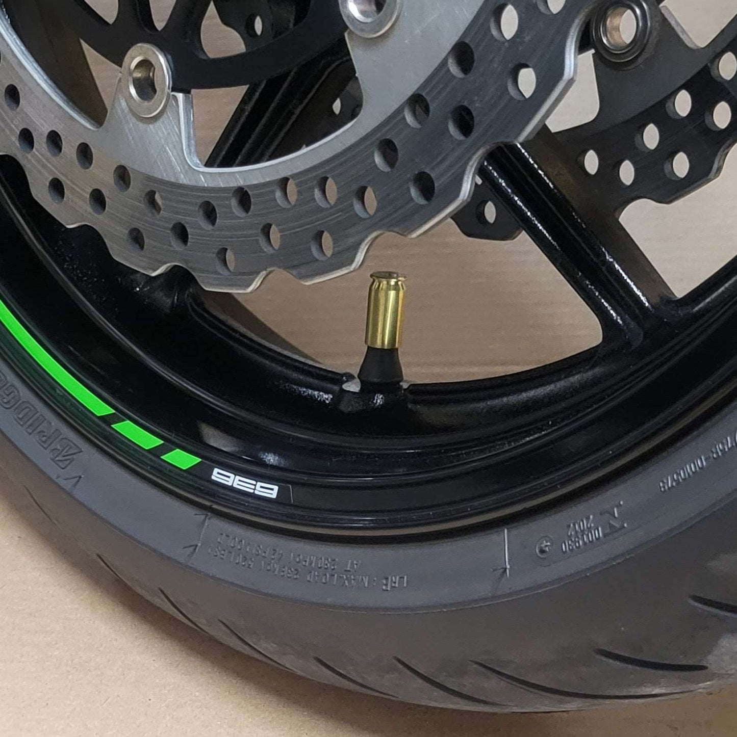 45 Caliber Brass Bullet Casing Valve Stem Caps