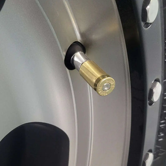 45 Caliber Brass Bullet Casing Valve Stem Caps