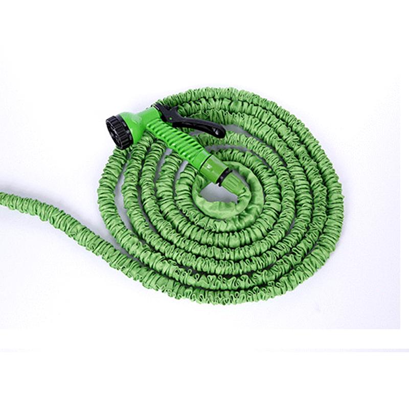 25FT Car Wash Water Gun Flexible Garden Hose Expandable High Pressure Spray Gun With Pipe 7 Modes To Watering