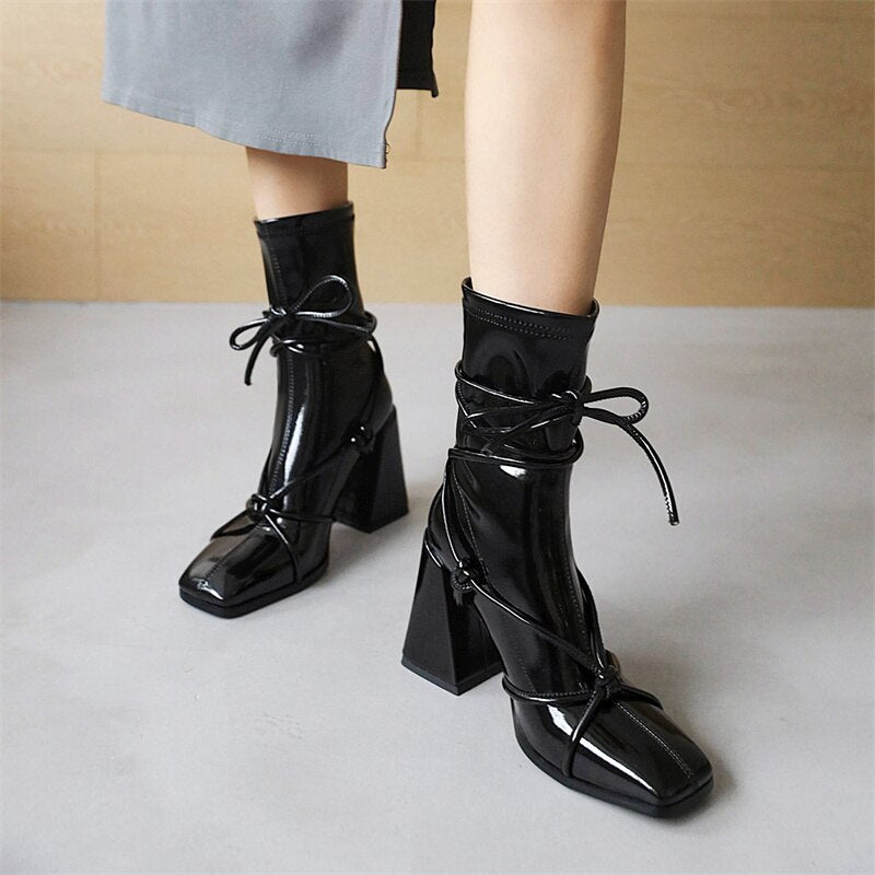 High Heels Ankle Boots