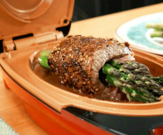 Copper Pan 5 Minute Chef Non Stick Burger Cooker Cookware As Seen On Tv