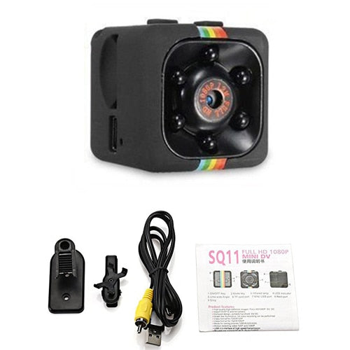 1080P HD Sport DV DVR Monitor Concealed camera SQ 11 night vision micro small camera Mini camcorder