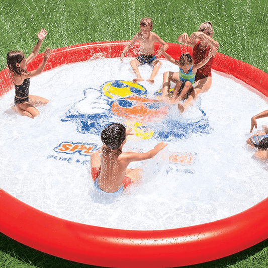 WOW Waterports Super Splash Pad 12' with Adjustable Sprinkler and Wading Pool