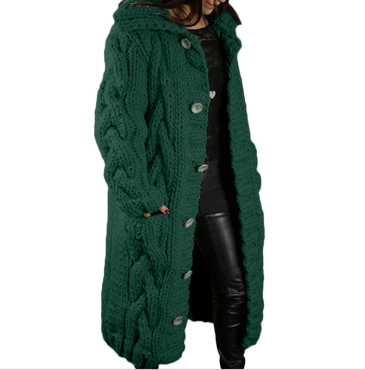 Multi-Color Cardigan, Large Size Sweater Jacket