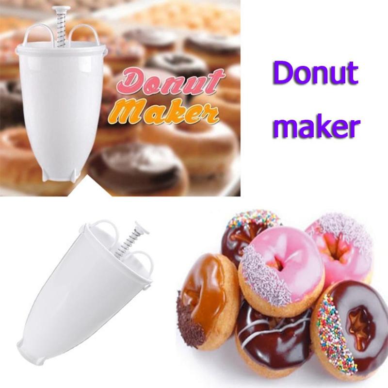 Plastic Light weight Donut Maker Dispenser Deep Fry Donut Mold Easy Fast Portable Arabic Waffle Doughnut Gadget