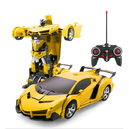 RC Car Transforming Robot Vehicle
