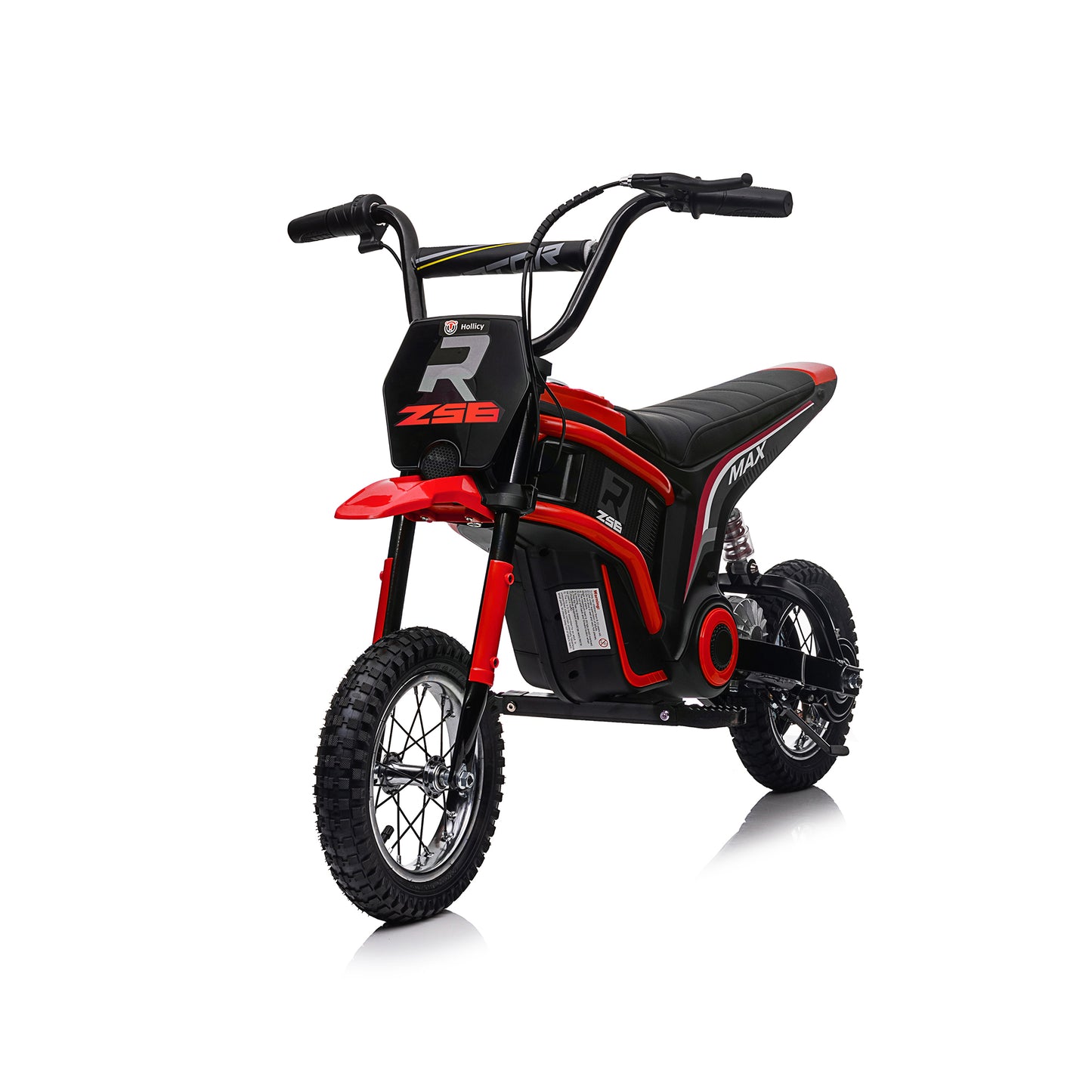 Speed up to 14.29MPH 24V Electric Kid Motorcycle off-road vehicle large front & rear suspension