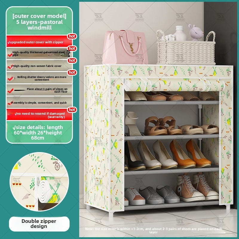 Simple Multi-Tier Shoe Rack