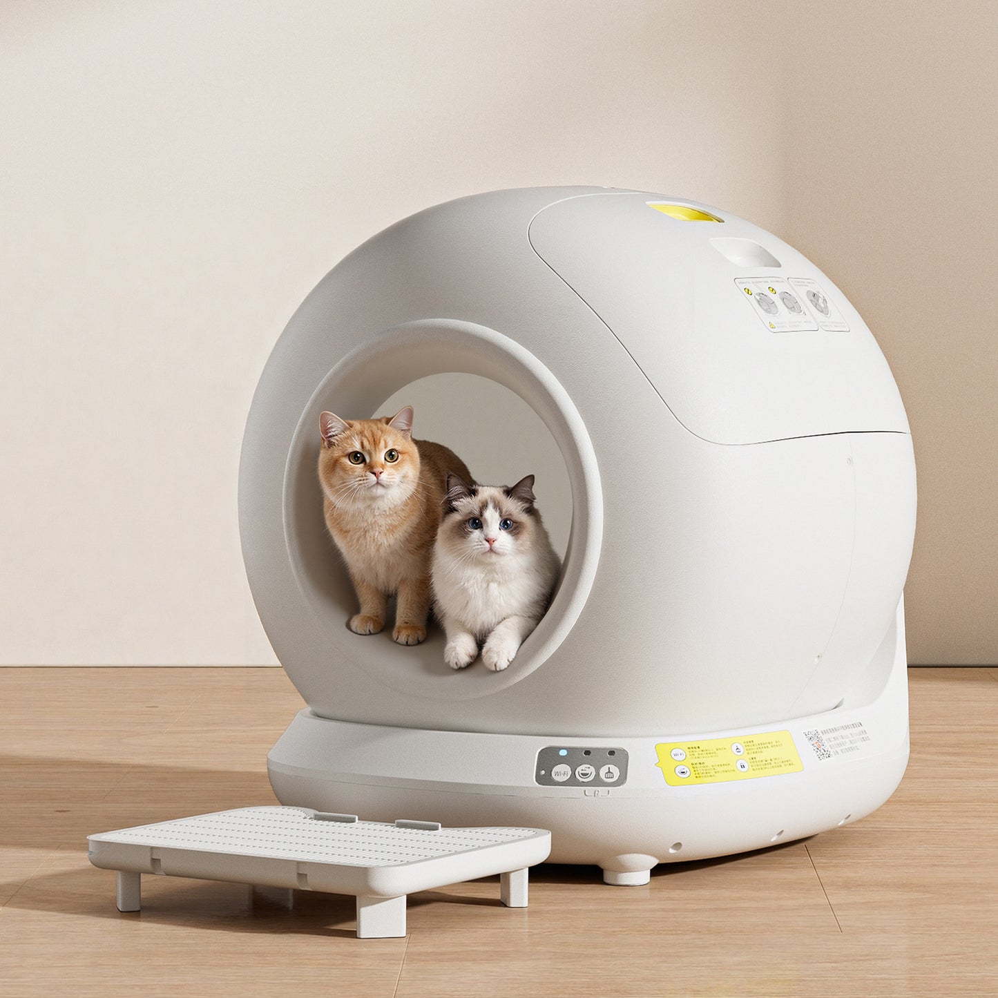 Smart Automatic Cat Litter Box with App Control