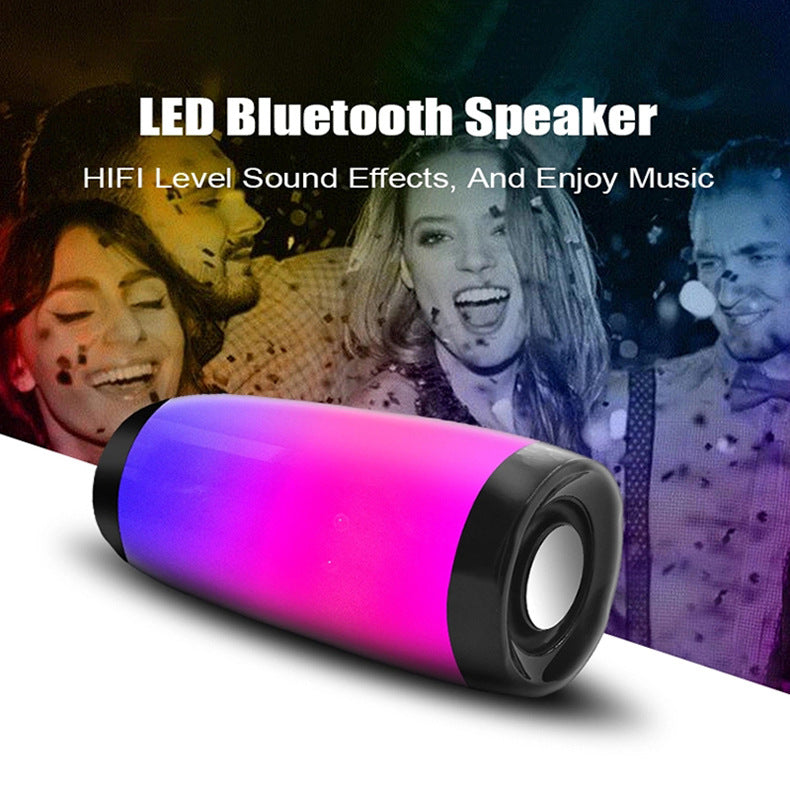 Colorful Bluetooth Speaker - Portable Colorful Light - LED Light Audio