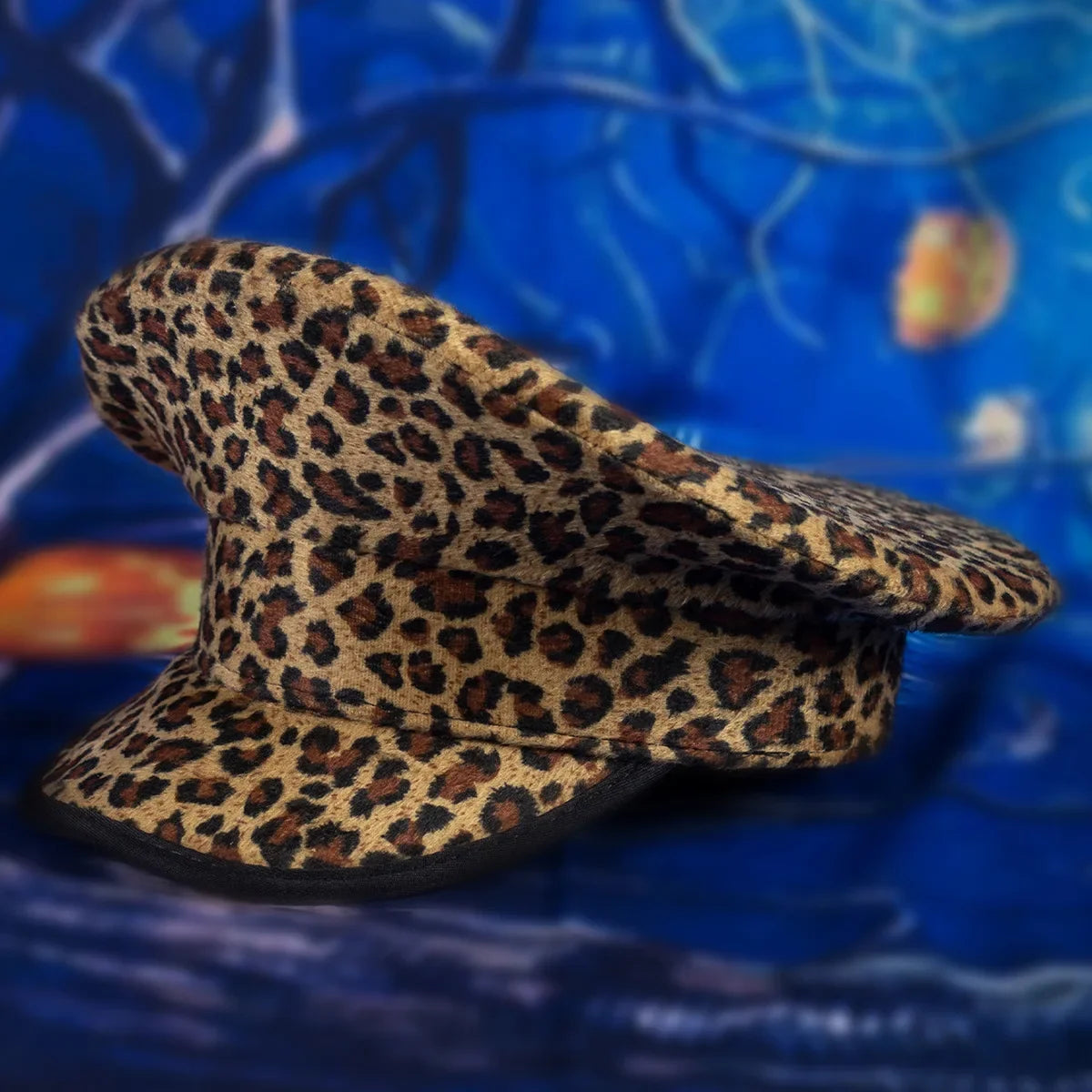 Korean Style Women's Cap Breathable Vintage Leopard