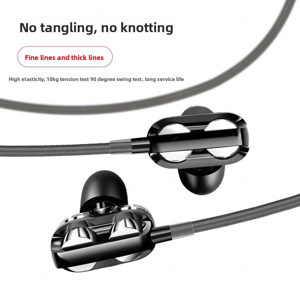 Quad-Core Heavy Bass Earphones