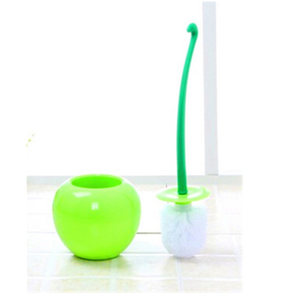 Cherry Green Apple toilet brush toilet brush set plastic brush cleaning brush
