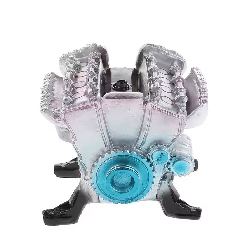 8 - Cylinder Resin Simulation Car Engine Model Kit. A Full - Metal DIY Assembly