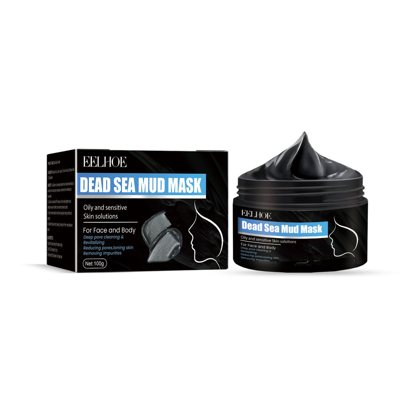 Dead Sea Mud Mask, Moisturize And Cleanse The Skin From Blackheads And Acne By Applying A Mud Mask For Deep Oil Control