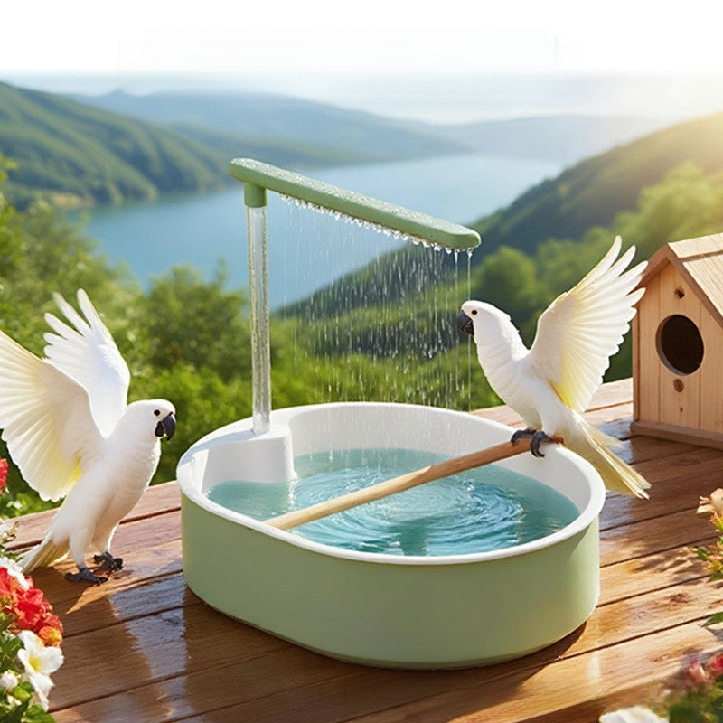 Bird Bath with Water Circulation System
