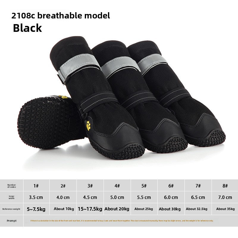 Reflective Waterproof Dog Shoes