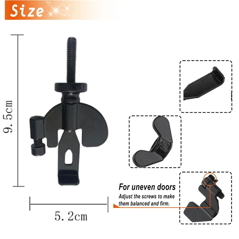 Portable Door Lock Privacy Extra Security Lock Anti Theft Travel Inside Door Locker for Traveling Home Bedroom Apartment