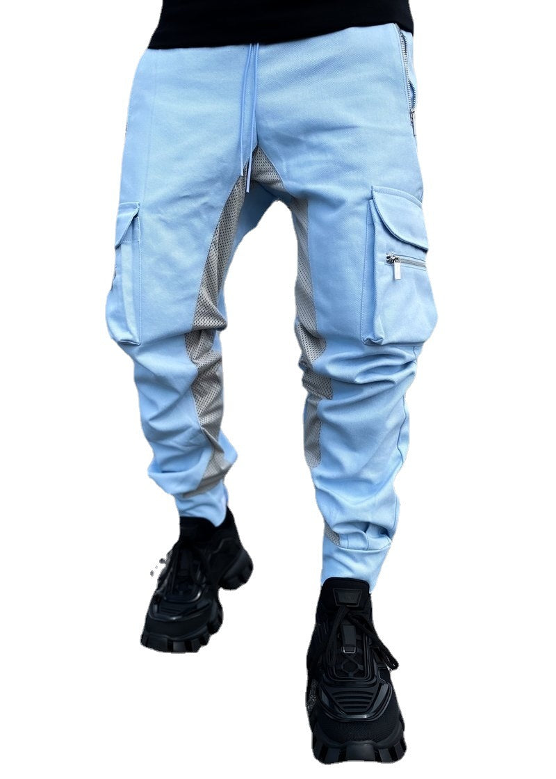 Casual Sports pants trousers multi-pocket overalls