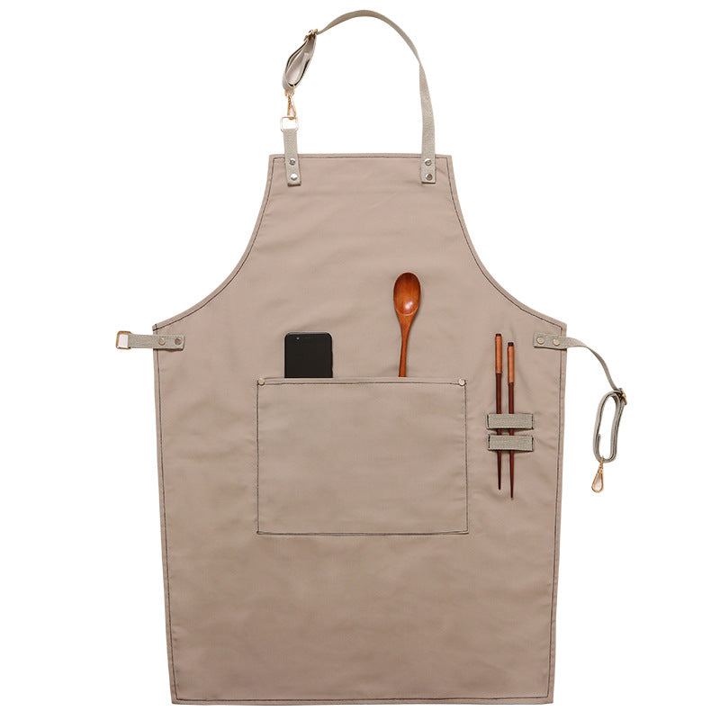 Canvas apro for home kitchen cooking