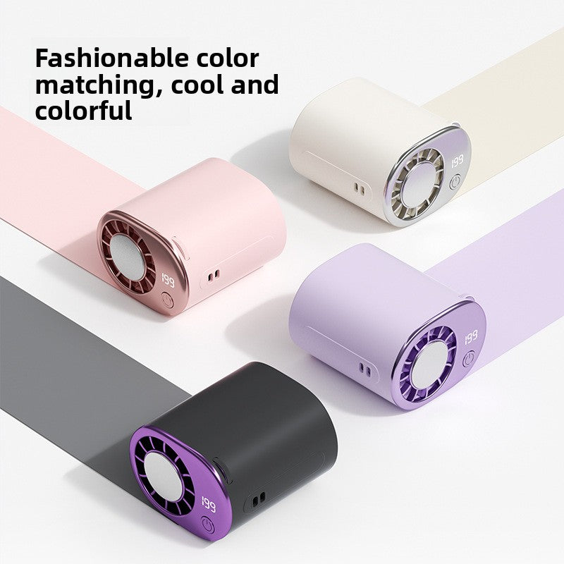 Cooling Ice Pack Waist Fan Semiconductor Portable Umbrella Clip Cooling Gadget USB Strong Wind Power