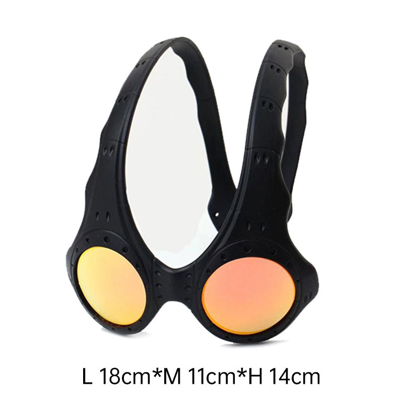 Over - The - Top Sunglasses Retro - Style Metal - Framed Glasses