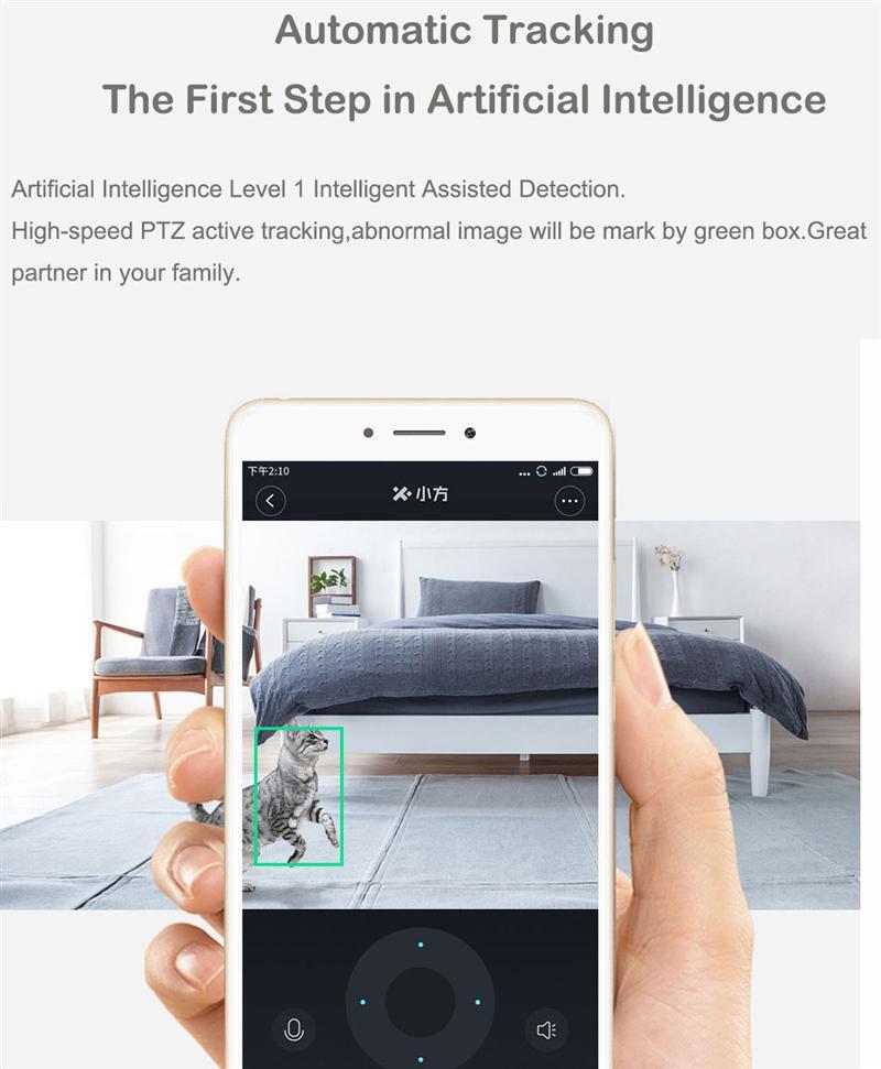 110 Degree 1080p HD Intelligent Security WIFI IP Cam Night Vision