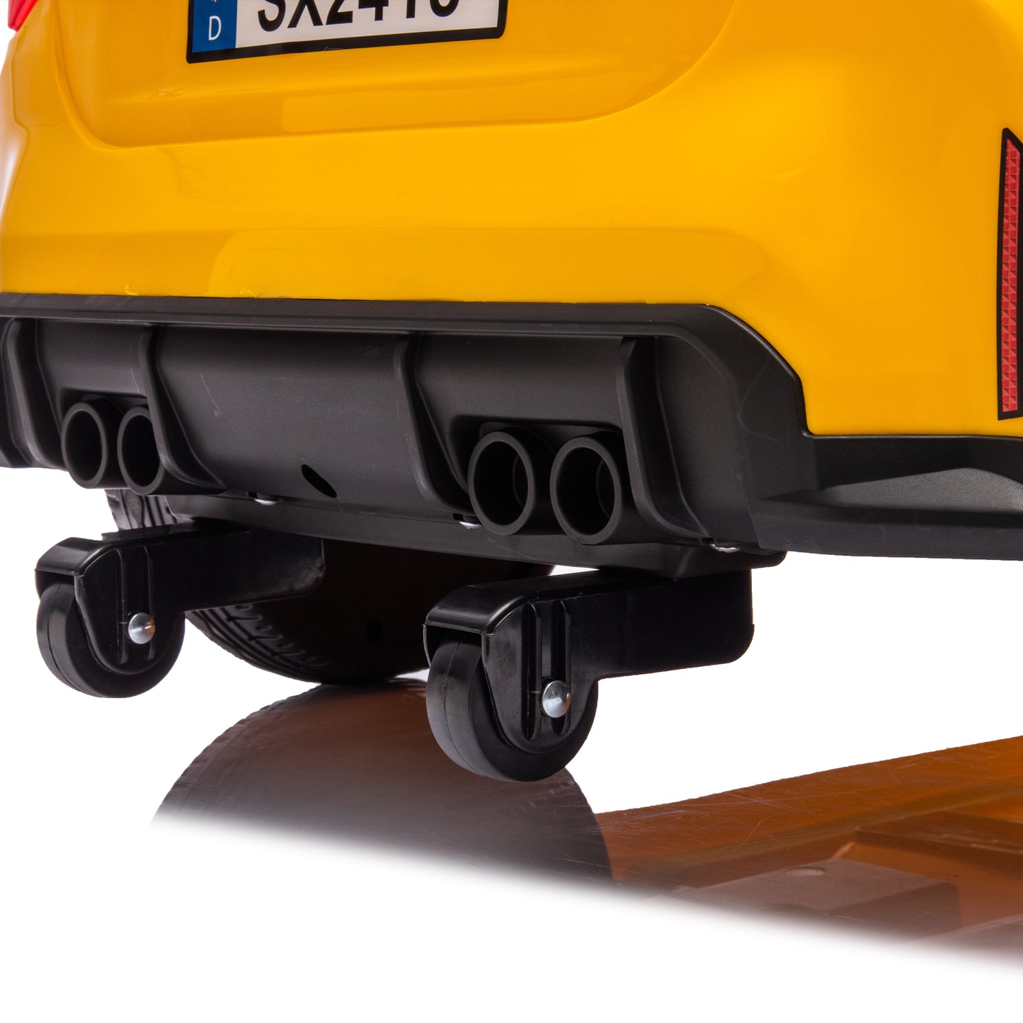 Yellow BMW M4 12v Ride On Car 2.4G W/Parents Remote Control Three speed adjustable