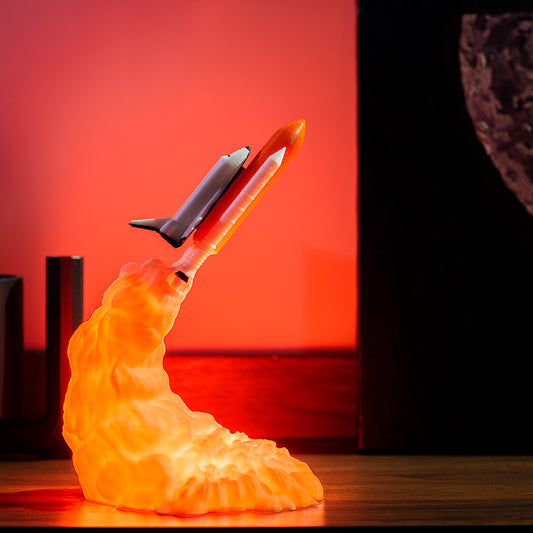 3D Space Shuttle Lamp NIght Light Rocket Lamp