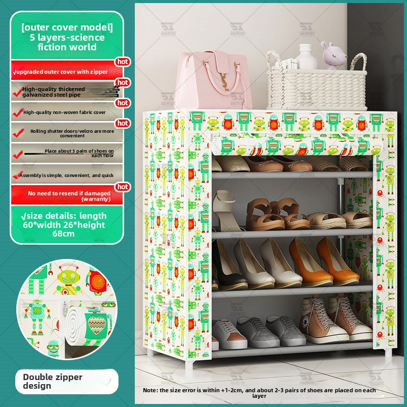 Simple Multi-Tier Shoe Rack