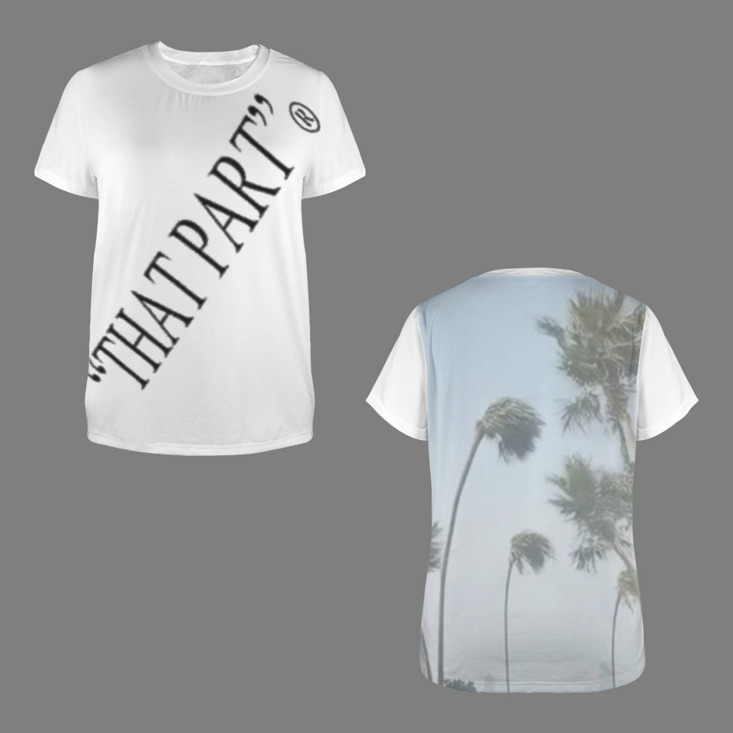 Trees blow Hollywood Crewneck