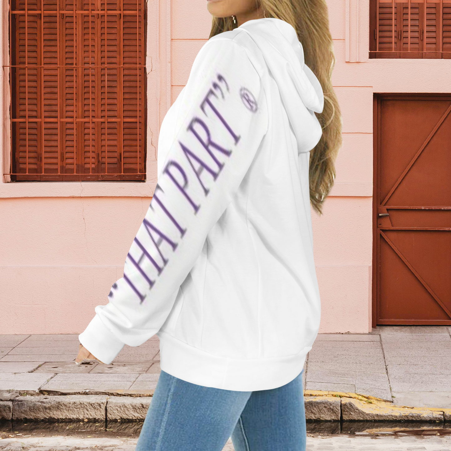 THAT PURPLE hoodie both sleeve