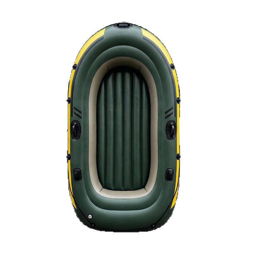 Military-grade PVC inflatable kayak, rigid and foldable boat, extra-thick