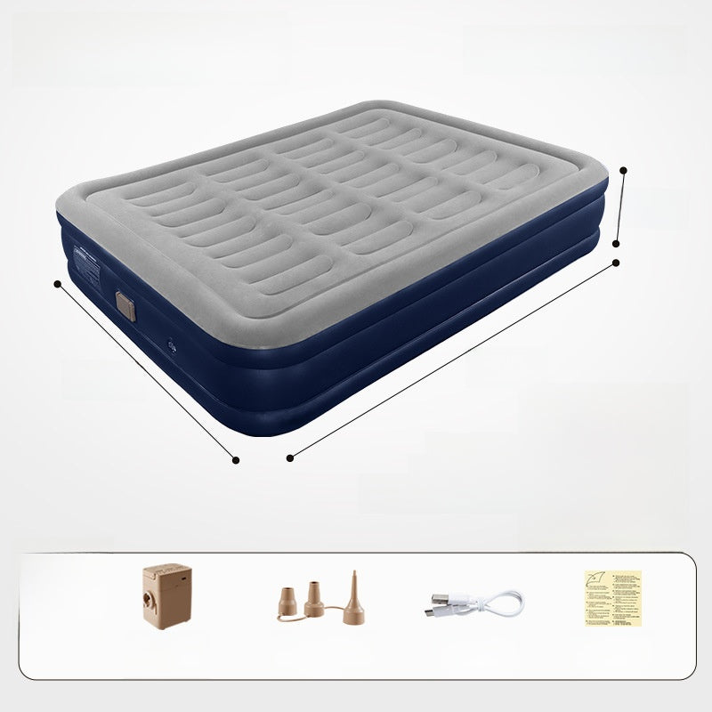 Inflatable Air Mattress with Built-in Pump
