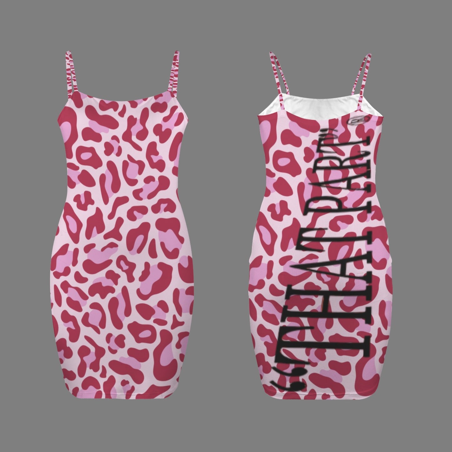 RED BUBBLES Cloud Bodycon REAR