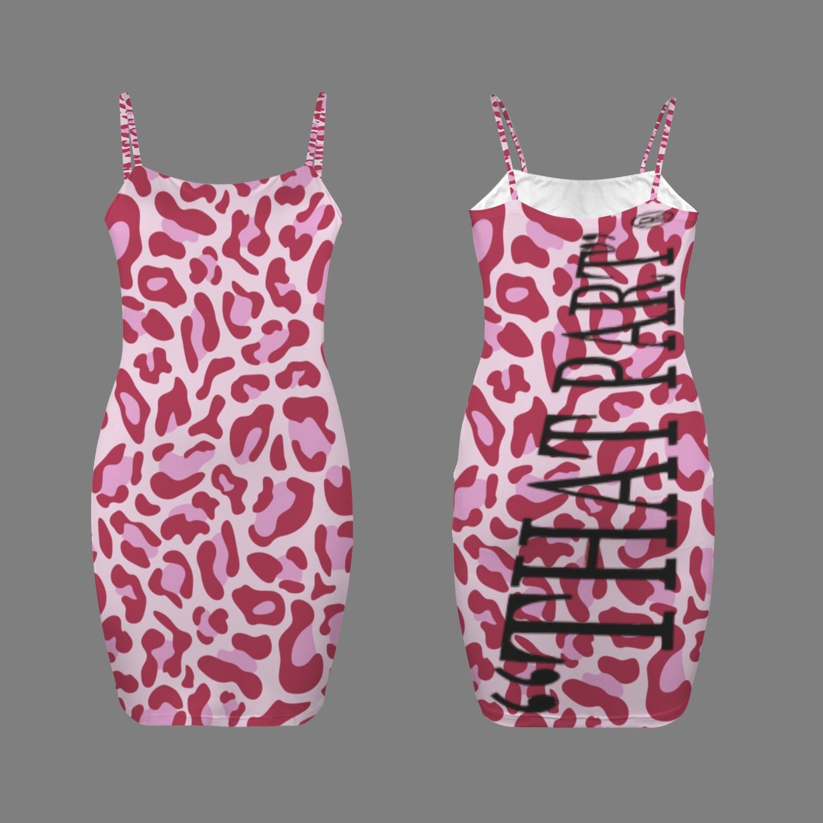 RED BUBBLES Cloud Bodycon REAR