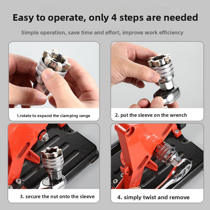 Adjustable Hex Magic Socket Set 9-21mm