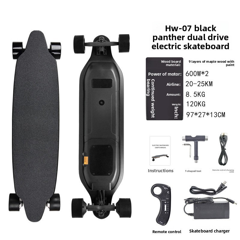 Electric Riding Skateboard with Remote Control