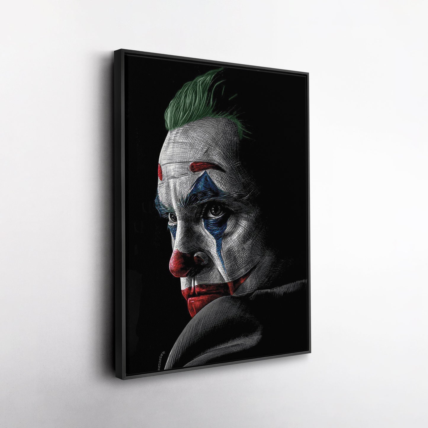 Joker Canvas – Movie Villain Wall Art for Kids or Home Decor