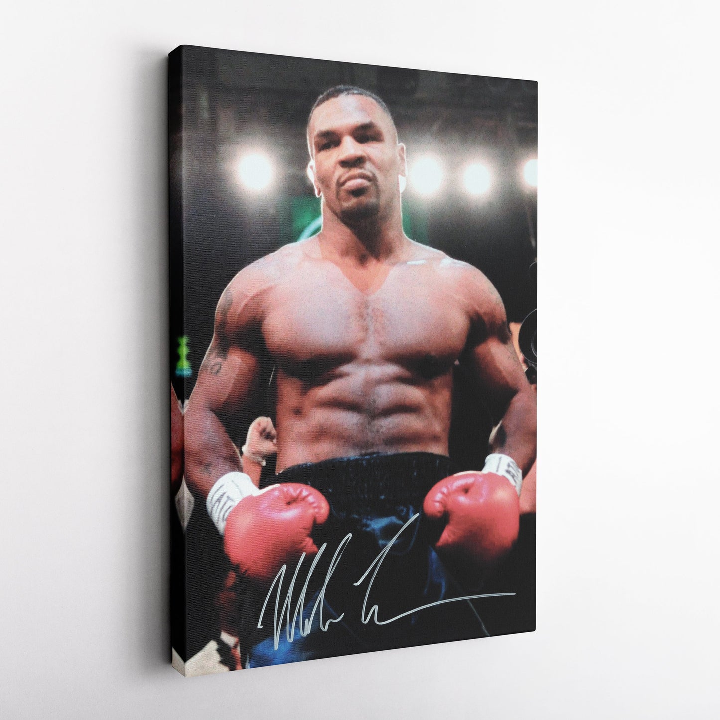 Mike Tyson Autograph Canvas – Boxing Wall Art Decor