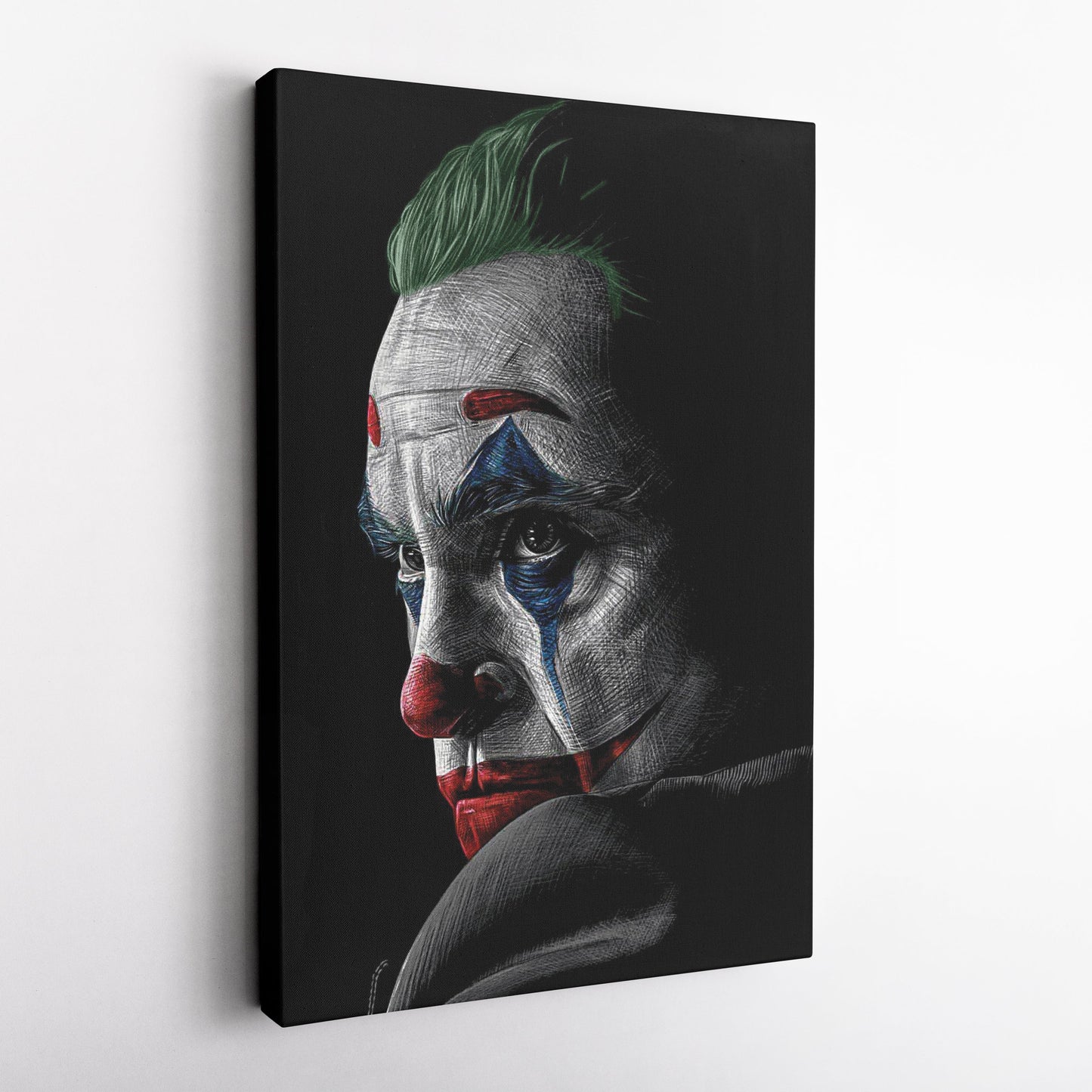 Joker Canvas – Movie Villain Wall Art for Kids or Home Decor
