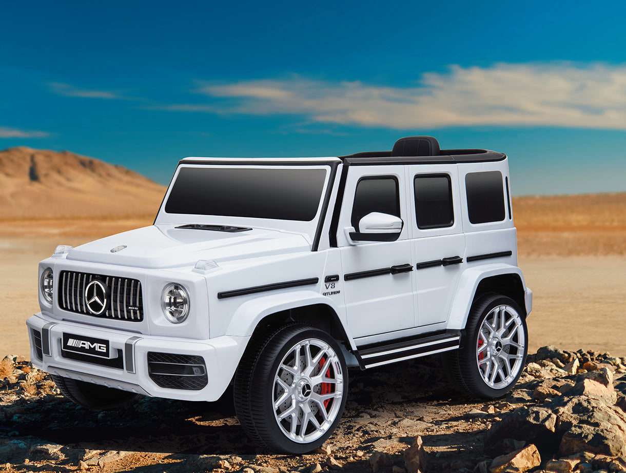 Mercedes Benz G63 Electric Vehicle with Remote Control 12V Music, Horn, Spring Suspension