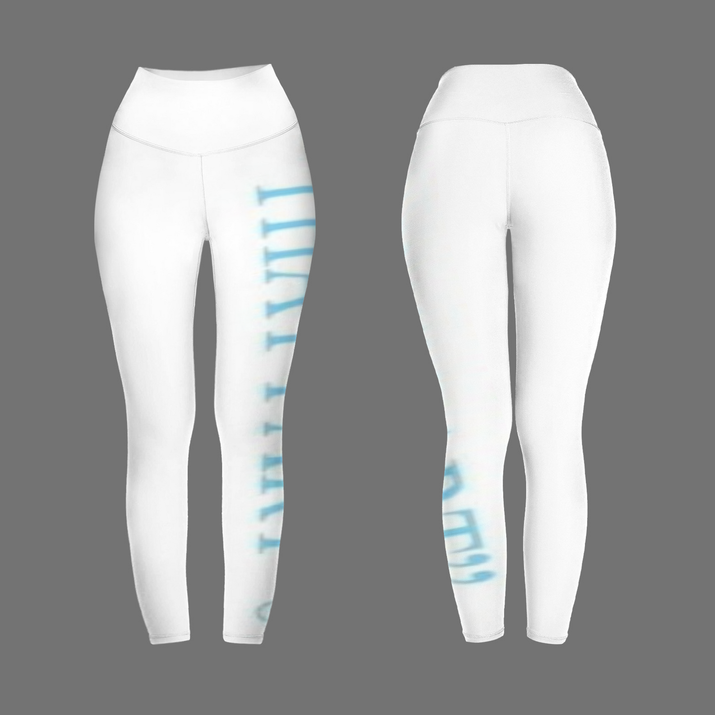 left powder blue leg