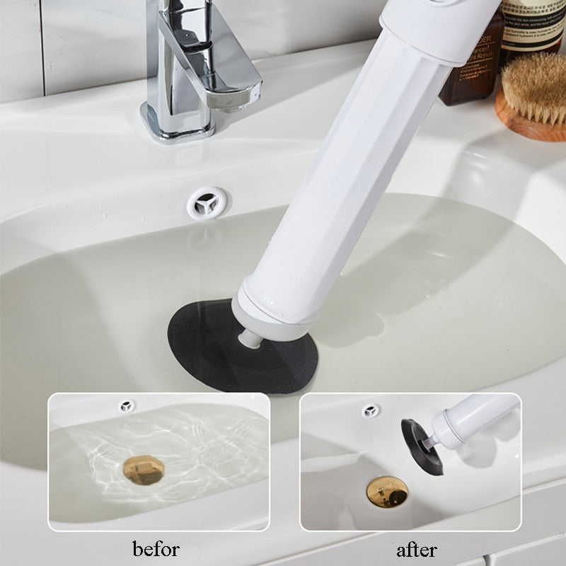 Toilet Plunger High Pressure Pump Cleaner powerful air blaster plunge Dredge Air floor Drain Blaster Air Power Drain Blaster