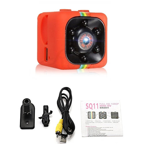1080P HD Sport DV DVR Monitor Concealed camera SQ 11 night vision micro small camera Mini camcorder
