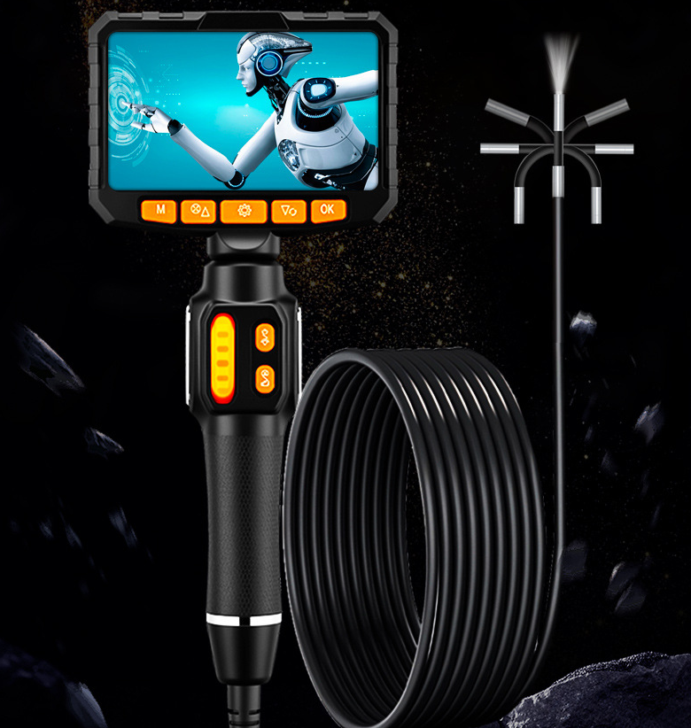 Pipeline and Auto ANYWHERE inspection 360 degree steering waterproof Endoscope