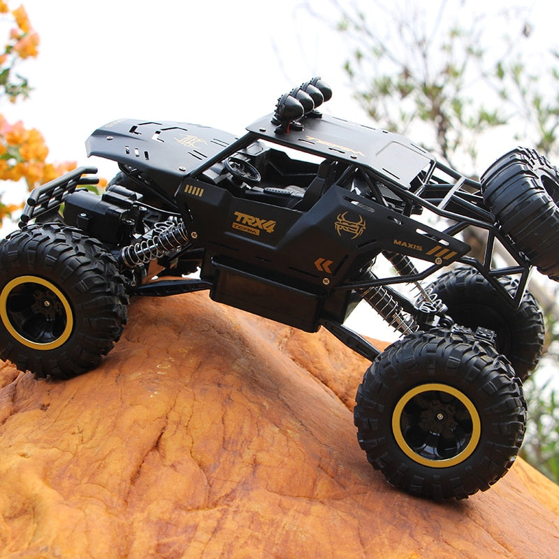 RC Car 4WD Climbing Car 4x4 Double Motors Bigfoot Car Remote Control Off-Road Vehicle