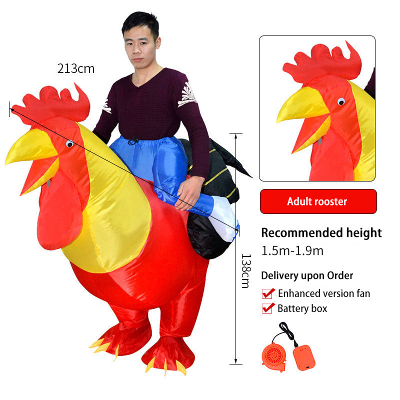3D Dinosaur Inflatable Clothes