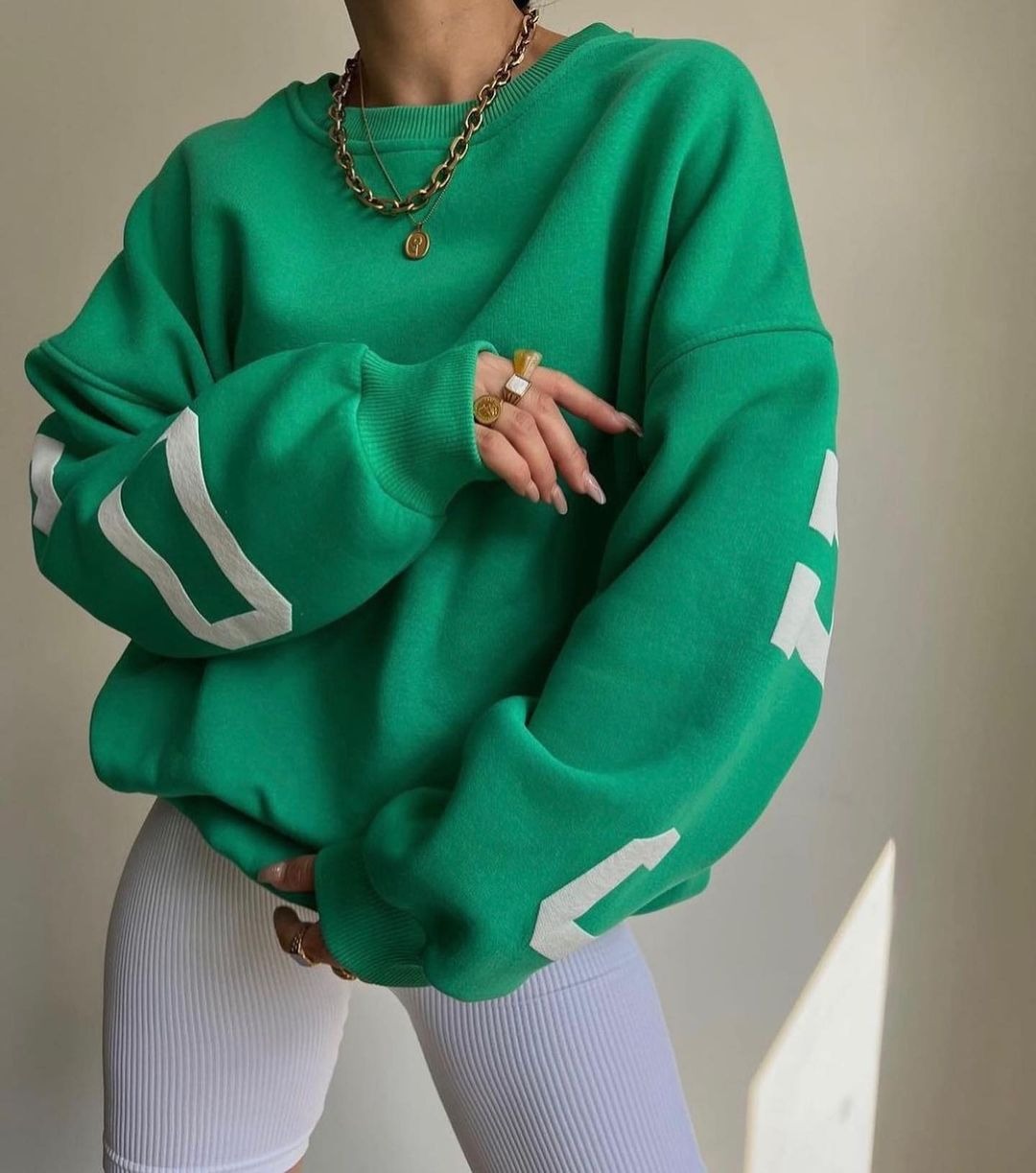 3D C H I C A G O Printed Fashion Fleece Long Sleeve Loose Hoodie