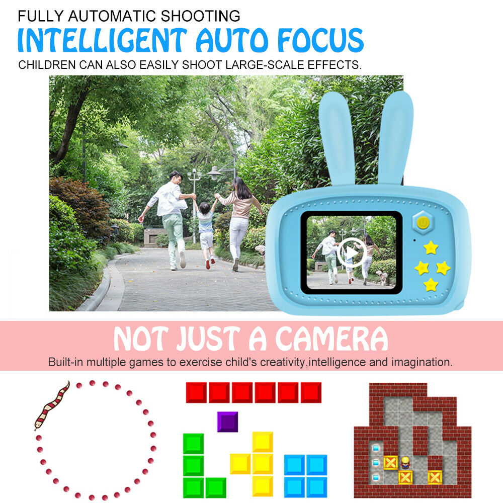 Children Take Photo Camera Full HD 1080P Portable Digital Video Camera 2 Inch LCD Screen Display